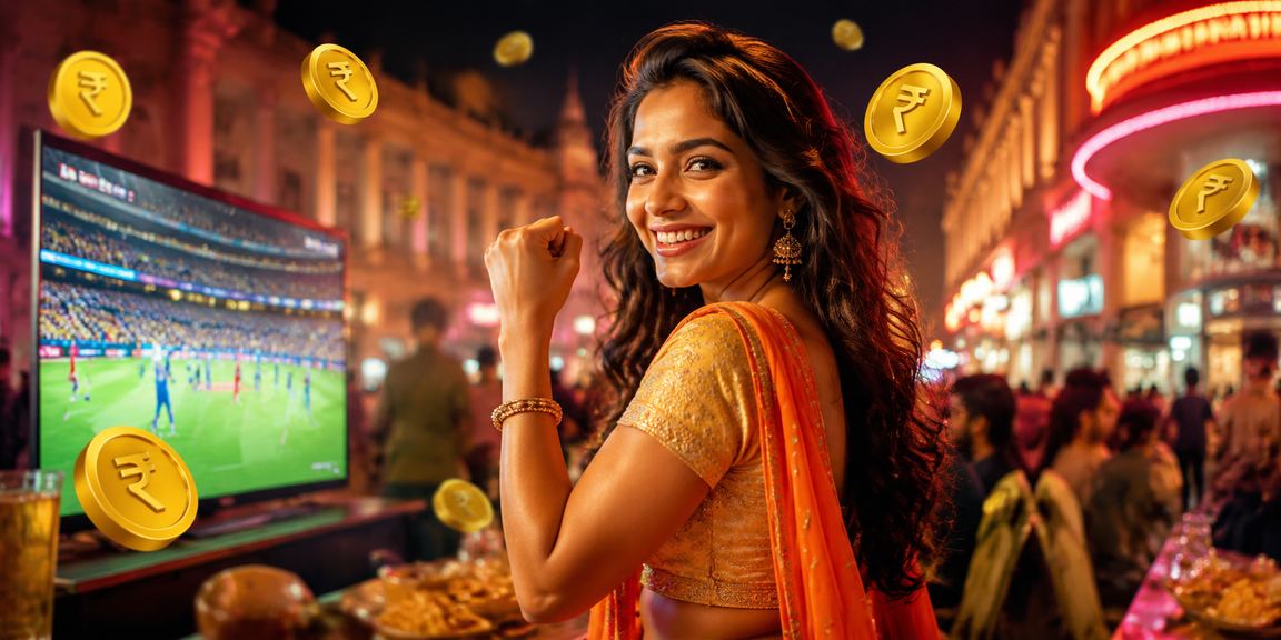 Delhi Connaught Place with casino-style entertainment and Indian rupees